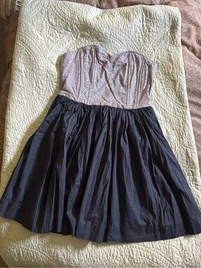 Maeve Floral Strapless Dress